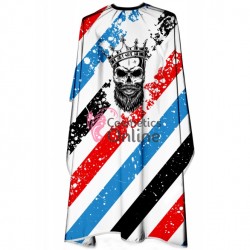 Pelerina de tuns pentru coafor / frizerie lunga Barber 028, 140x150 Color